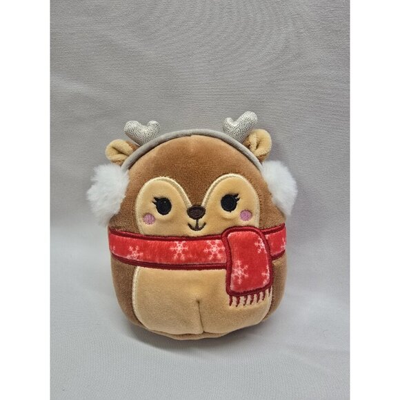 Squishmallows Other - Squishmallow Darla The Winter Holiday Reindeer Christmas Stuffed Animal 4 Inch